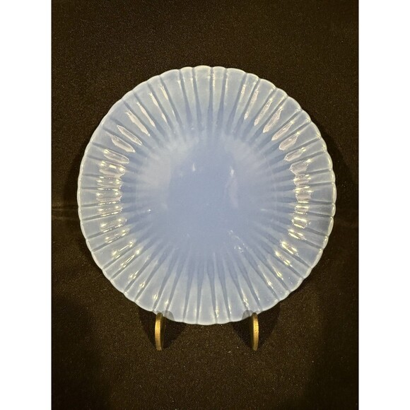 Set Of 5 Vintage Stangl 6” Bread Plates Lines Blue, Light Blue, Orange, Yellow - Picture 2 of 10